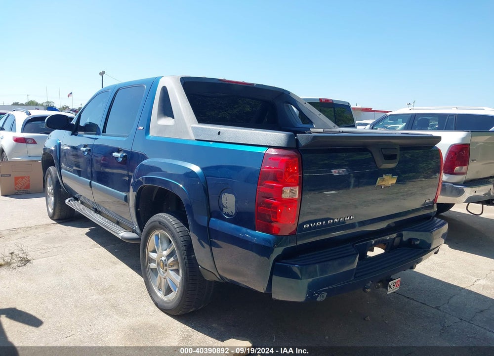 2007 CHEVROLET AVALANCHE 1500 LT VIN: 3GNEC12097G269742