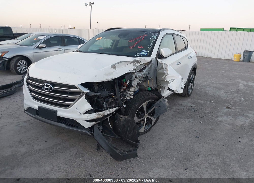 2016 HYUNDAI TUCSON LIMITED VIN: KM8J3CA23GU199251