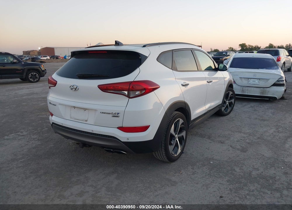 2016 HYUNDAI TUCSON LIMITED VIN: KM8J3CA23GU199251