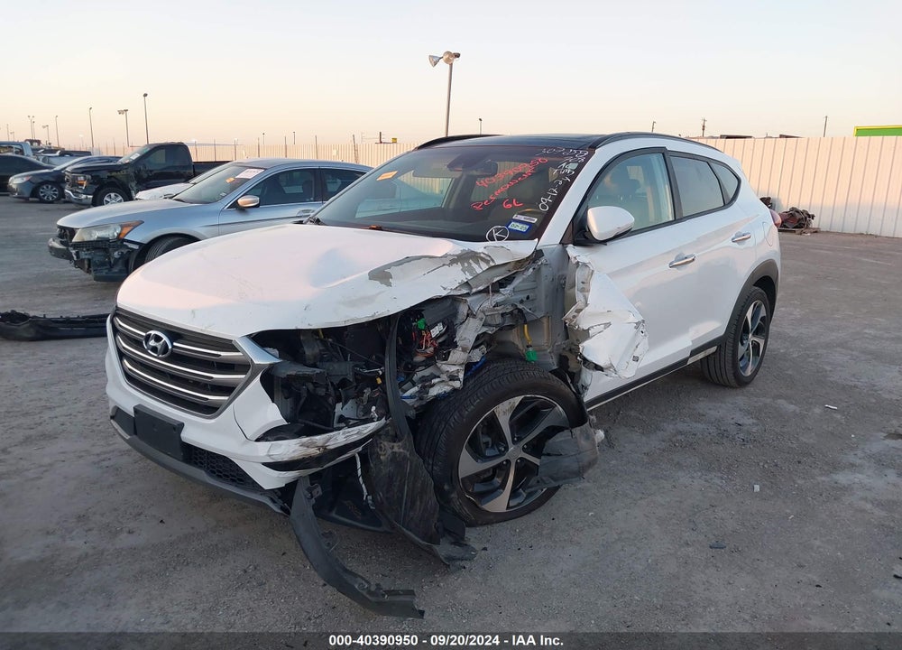 2016 HYUNDAI TUCSON LIMITED VIN: KM8J3CA23GU199251