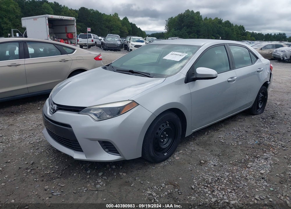 2016 TOYOTA COROLLA LE VIN: 2T1BURHE2GC561849