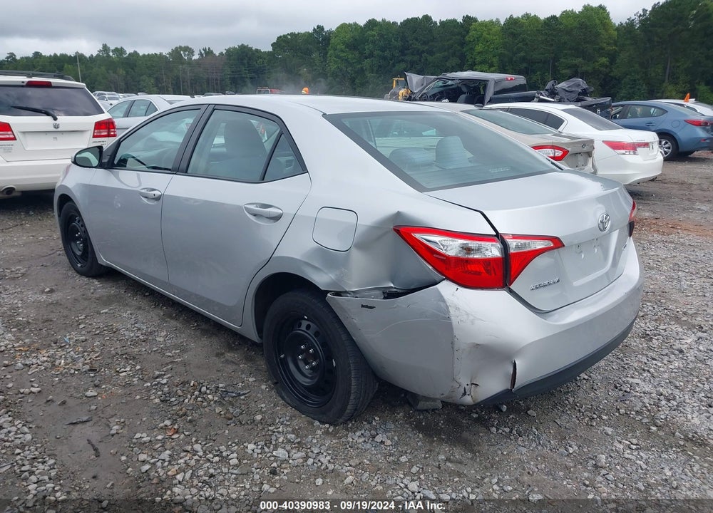 2016 TOYOTA COROLLA LE VIN: 2T1BURHE2GC561849