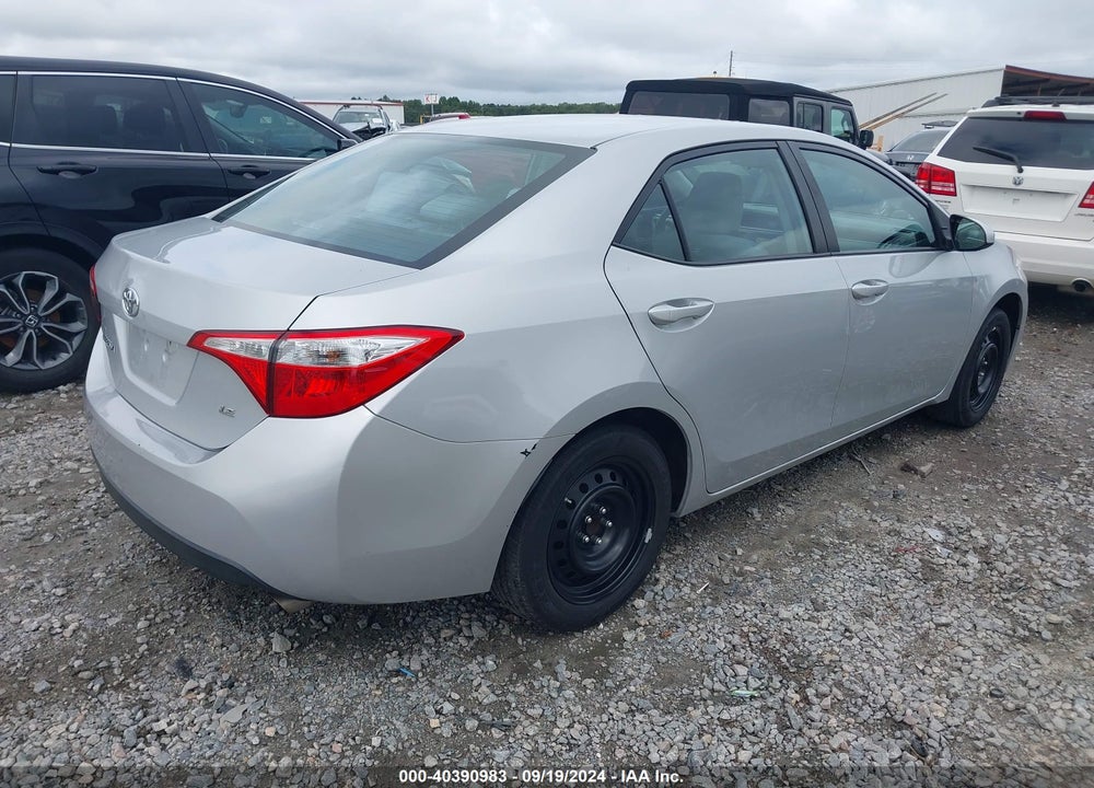 2016 TOYOTA COROLLA LE VIN: 2T1BURHE2GC561849