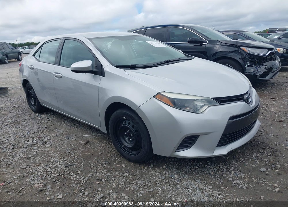 2016 TOYOTA COROLLA LE VIN: 2T1BURHE2GC561849