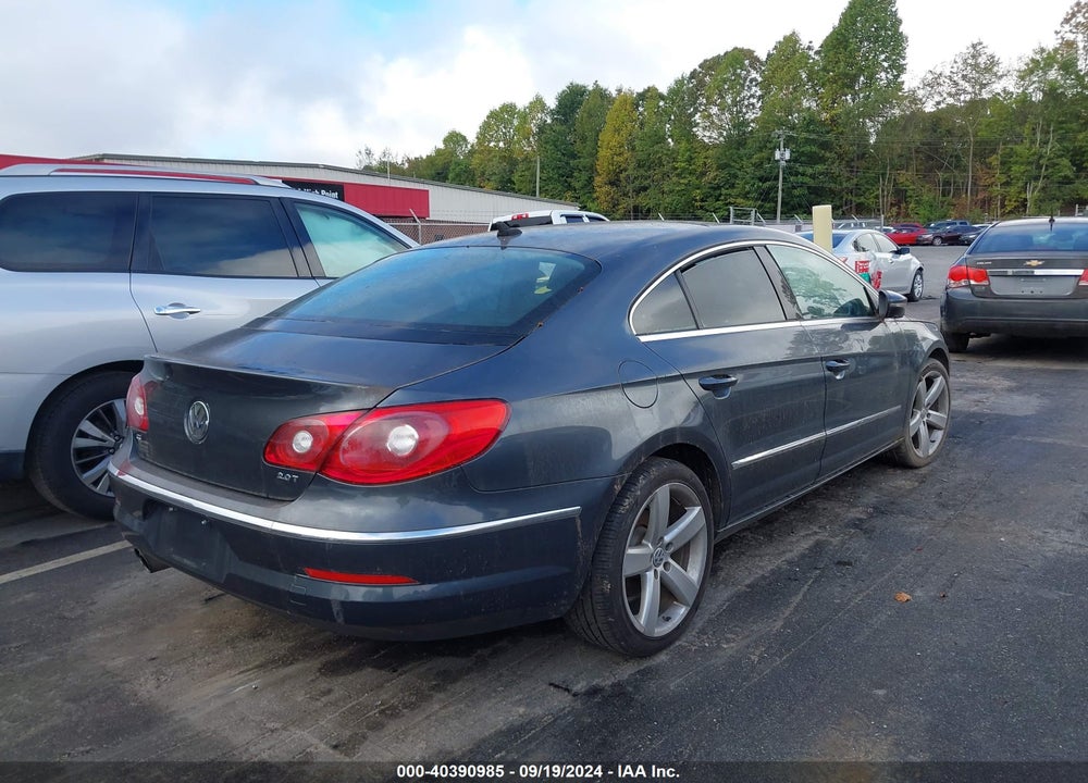 2012 VOLKSWAGEN CC LUX PLUS VIN: WVWHP7AN2CE533329