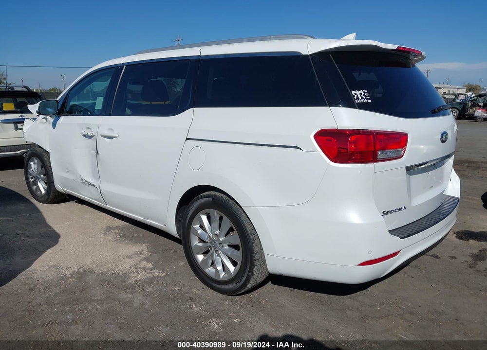 2018 KIA SEDONA EX VIN: KNDMC5C11J6406152