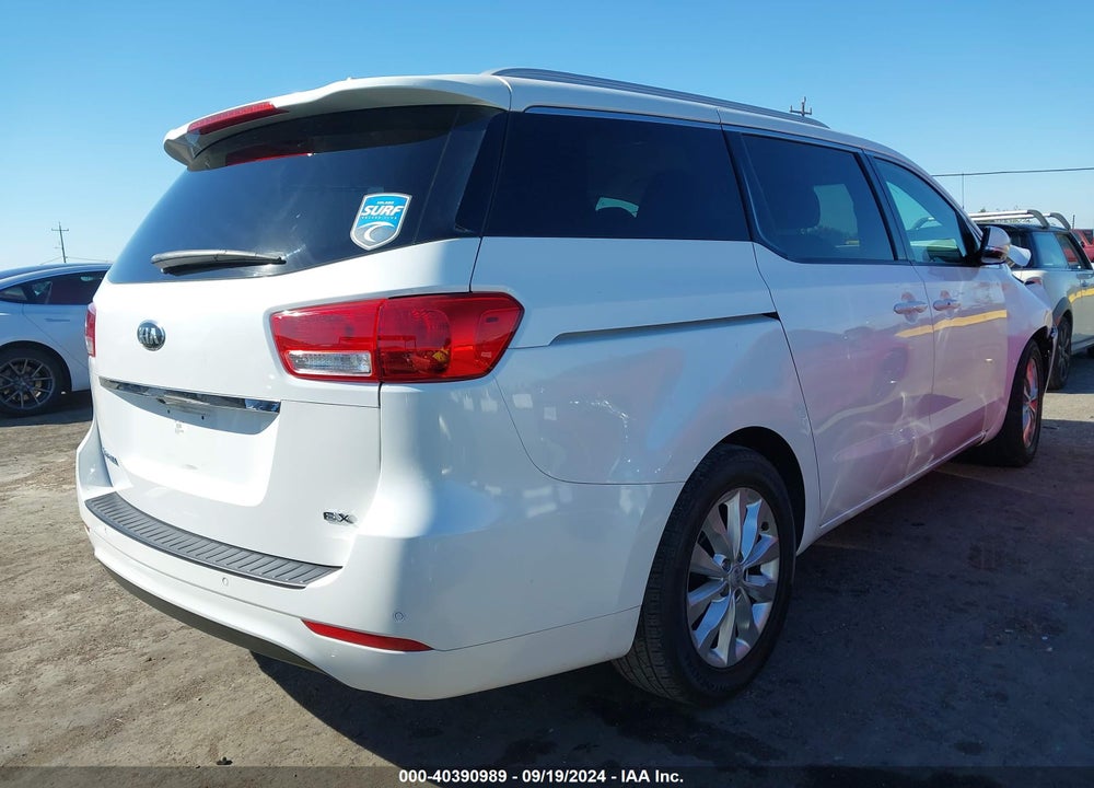 2018 KIA SEDONA EX VIN: KNDMC5C11J6406152