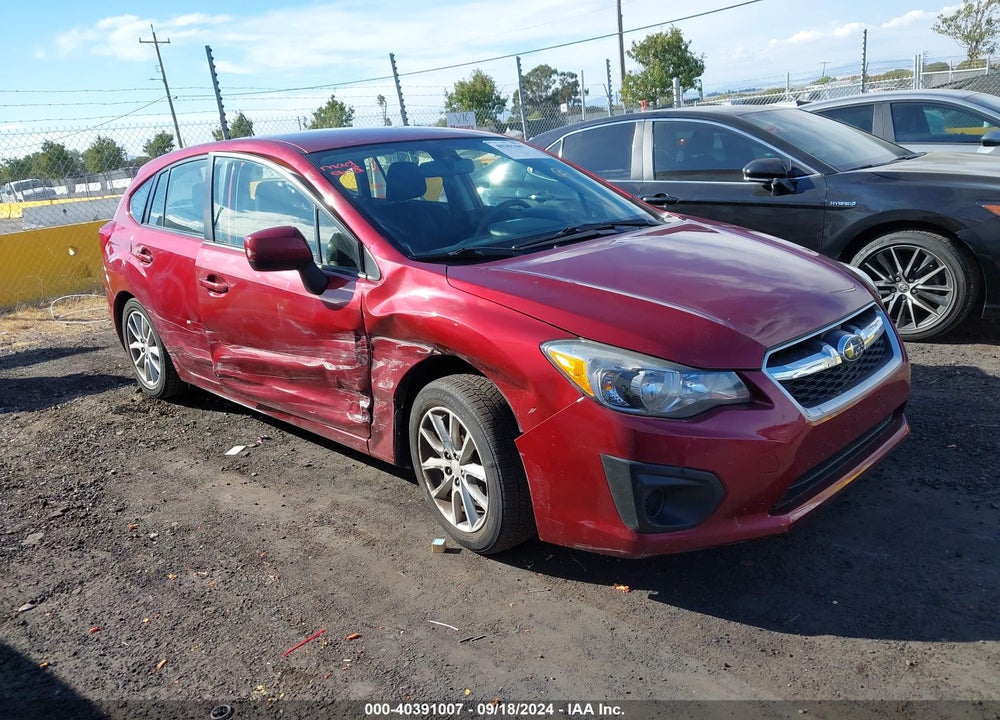 2014 SUBARU IMPREZA 2.0I PREMIUM VIN: JF1GPAC68E8286372