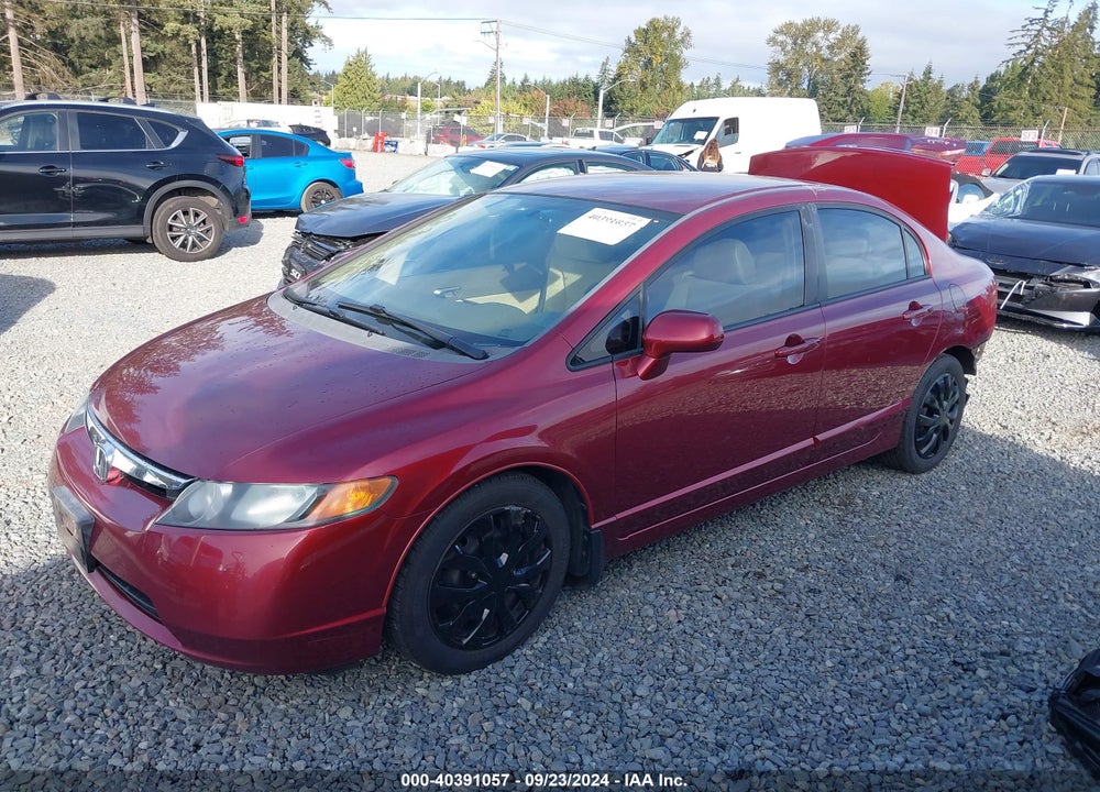 2008 HONDA CIVIC LX VIN: 1HGFA16568L023519