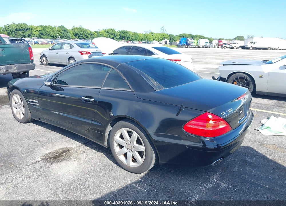 2003 MERCEDES-BENZ SL 500 VIN: WDBSK75F33F032868