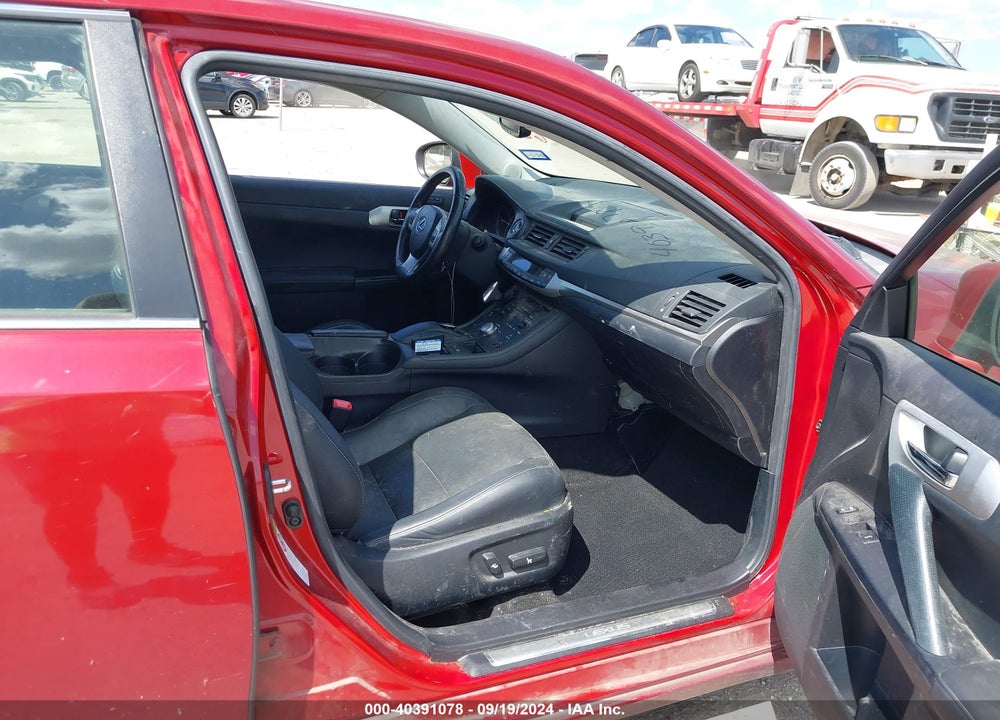 2013 LEXUS CT 200H VIN: JTHKD5BH2D2133316
