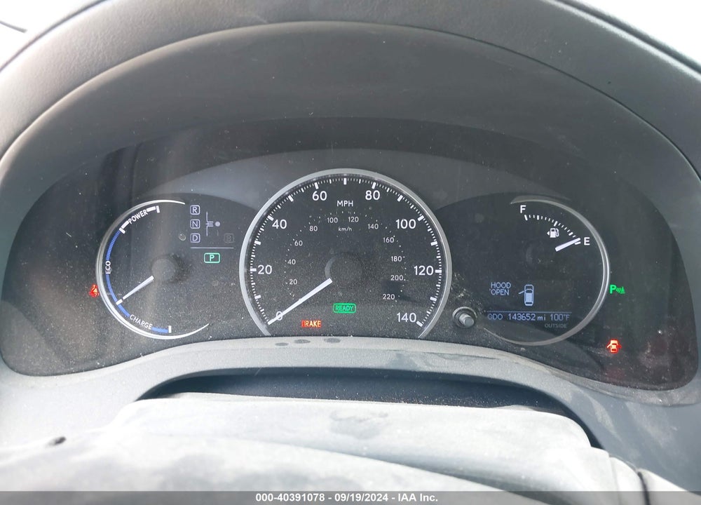 2013 LEXUS CT 200H VIN: JTHKD5BH2D2133316