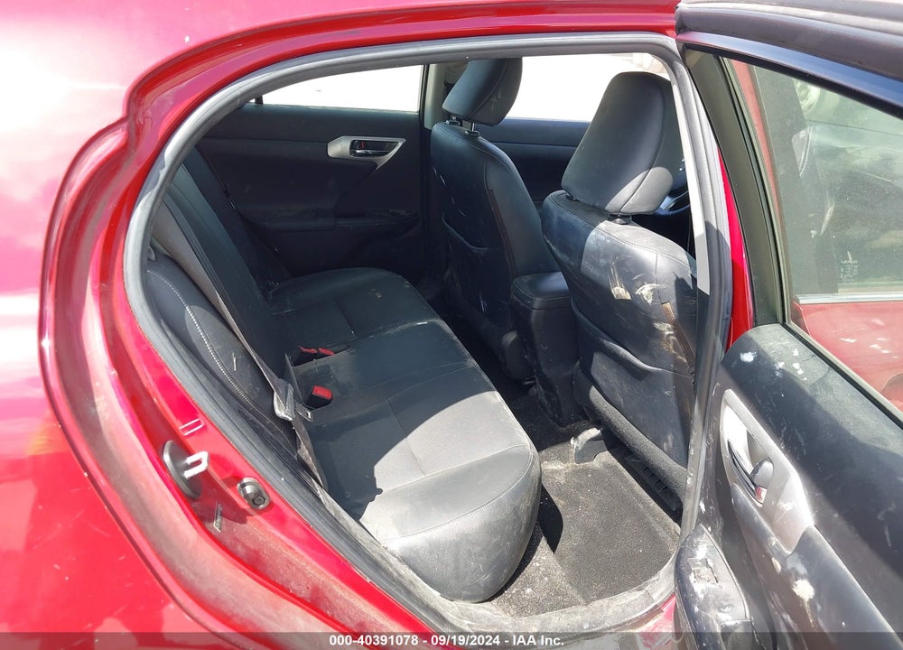 2013 LEXUS CT 200H VIN: JTHKD5BH2D2133316