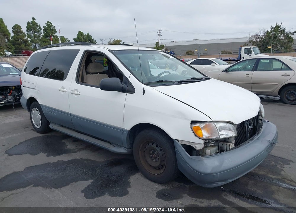 1999 TOYOTA SIENNA LE VIN: 4T3ZF13CXXU135641