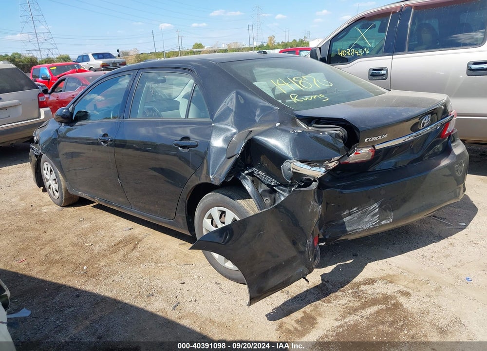 2011 TOYOTA COROLLA LE VIN: JTDBU4EE0B9141870