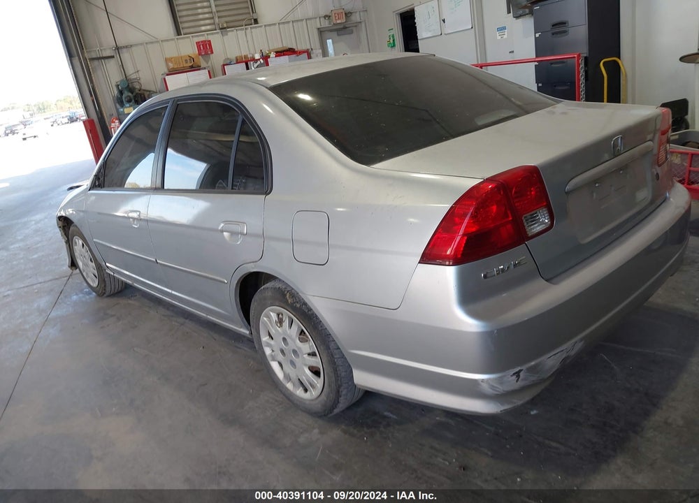 2005 HONDA CIVIC LX VIN: 2HGES16515H588729