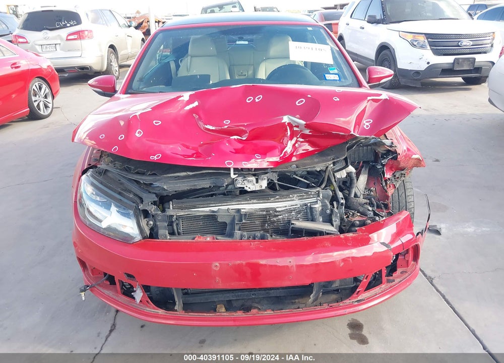 2014 VOLKSWAGEN EOS KOMFORT VIN: WVWBW8AH4EV001530