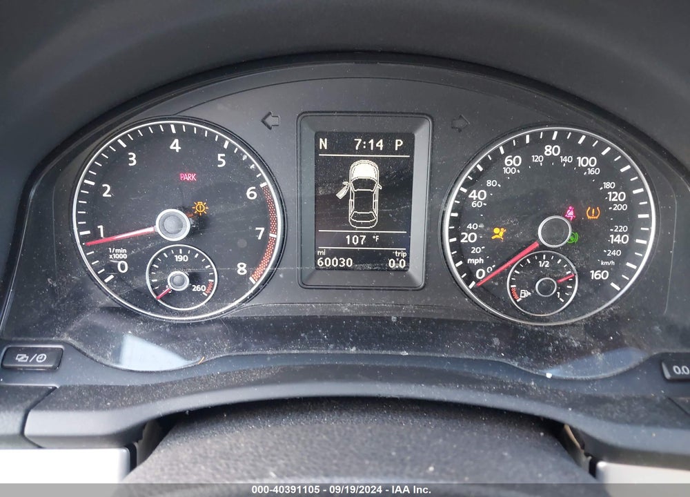 2014 VOLKSWAGEN EOS KOMFORT VIN: WVWBW8AH4EV001530