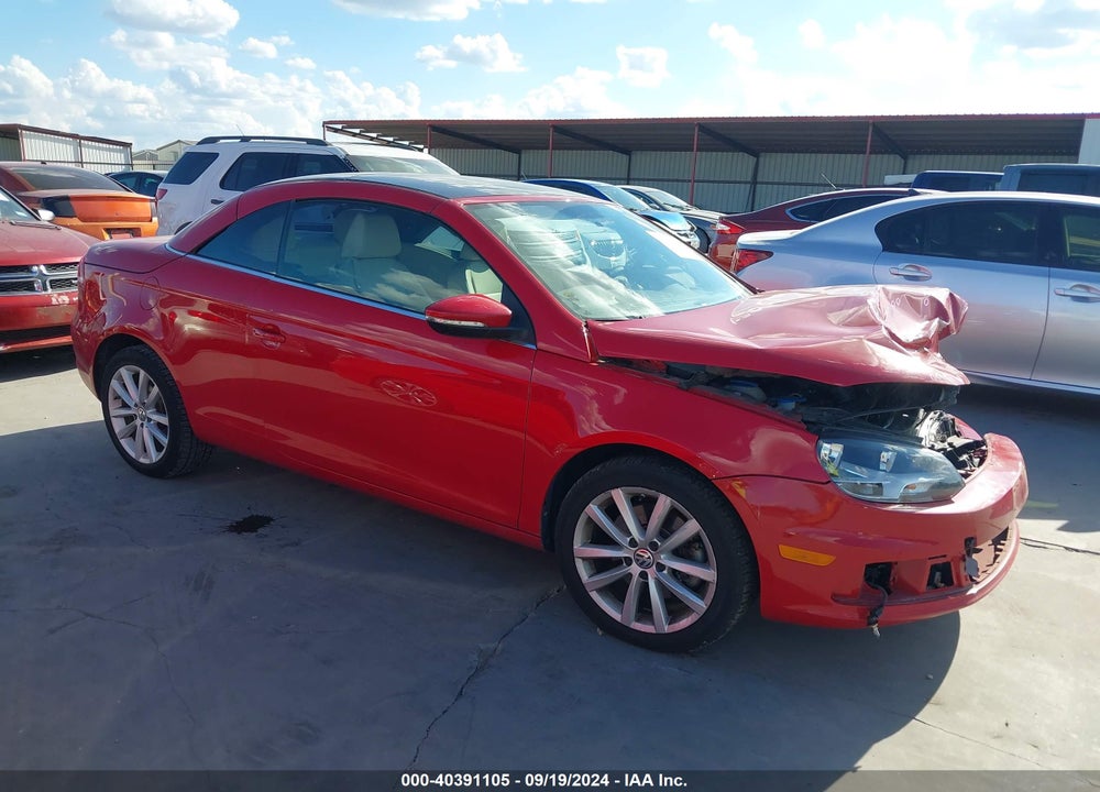 2014 VOLKSWAGEN EOS KOMFORT VIN: WVWBW8AH4EV001530