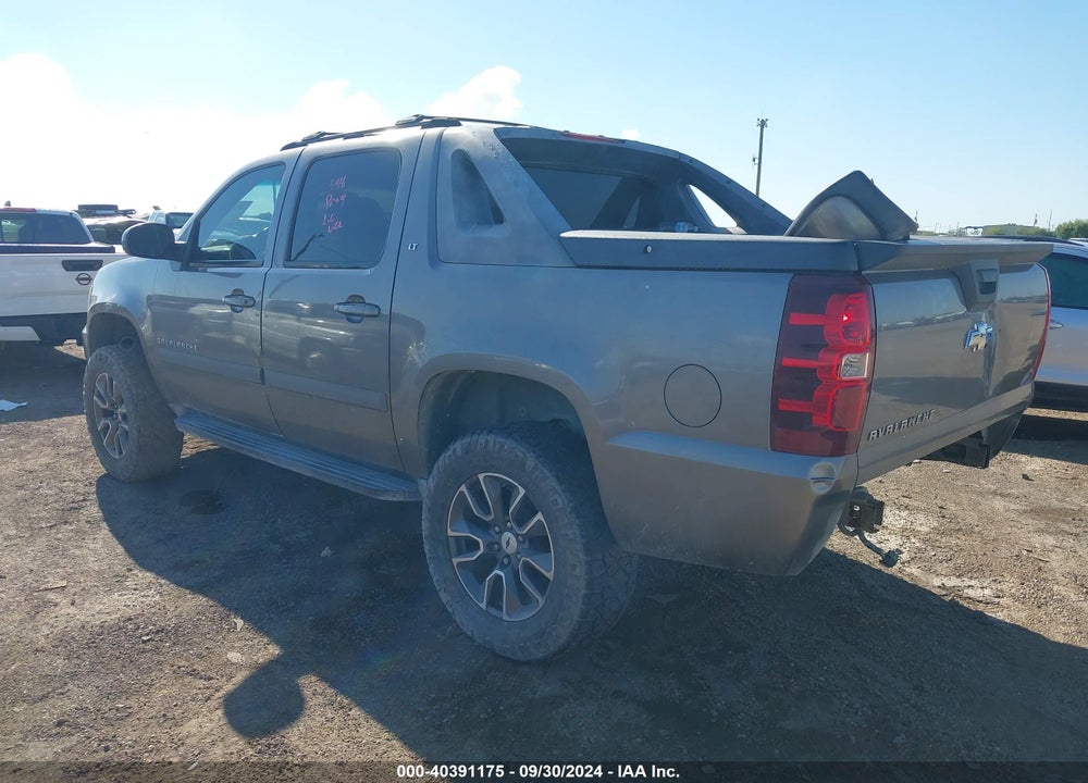 2007 CHEVROLET AVALANCHE 1500 LT VIN: 3GNFK12377G131358