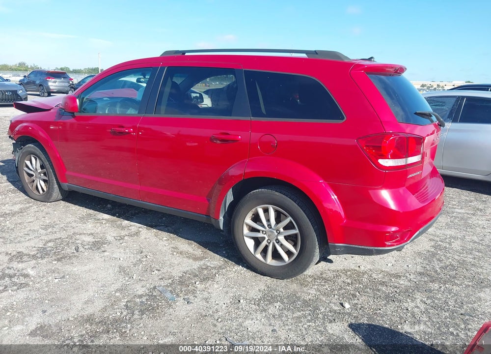 2016 DODGE JOURNEY SXT VIN: 3C4PDCBG6GT224868