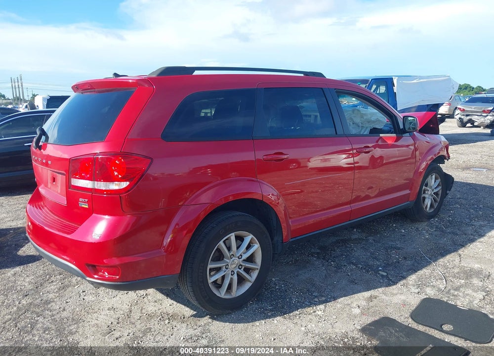 2016 DODGE JOURNEY SXT VIN: 3C4PDCBG6GT224868