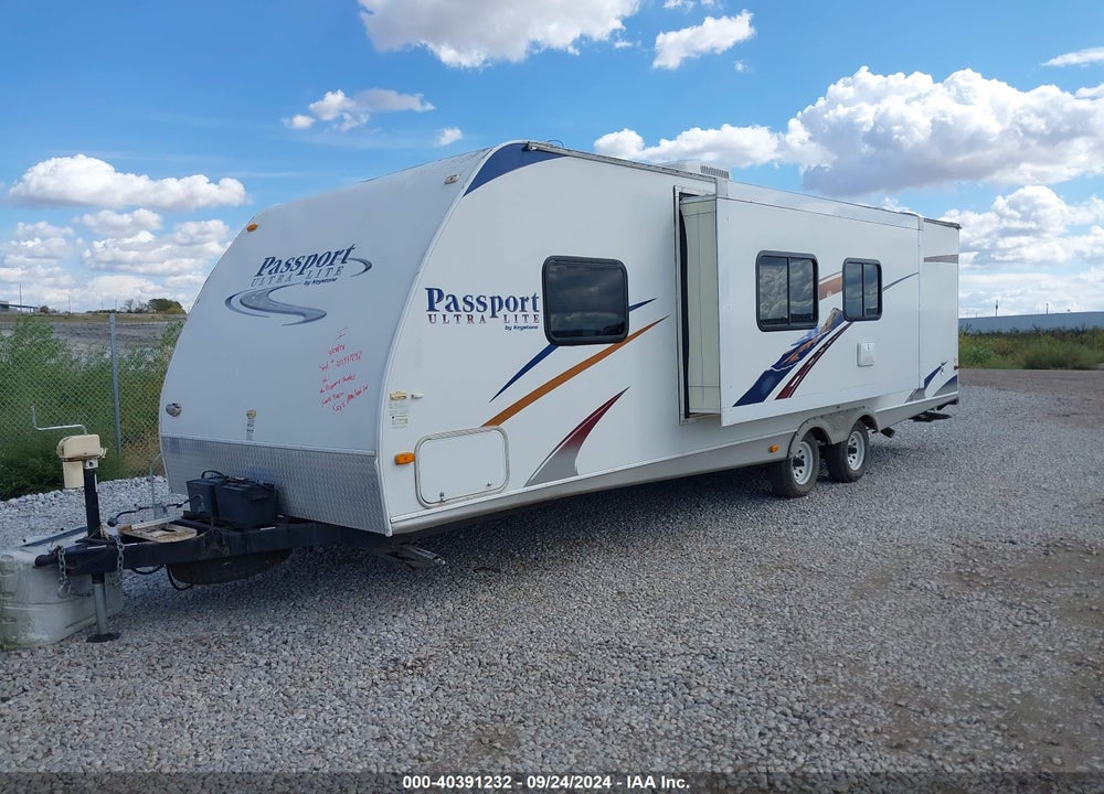 2010 PASSPORT ULTRA LITE VIN: 4YDT28027AR410540