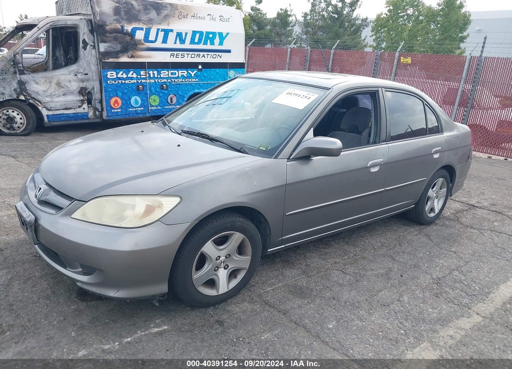 2004 HONDA CIVIC EX VIN: 2HGES25734H548188