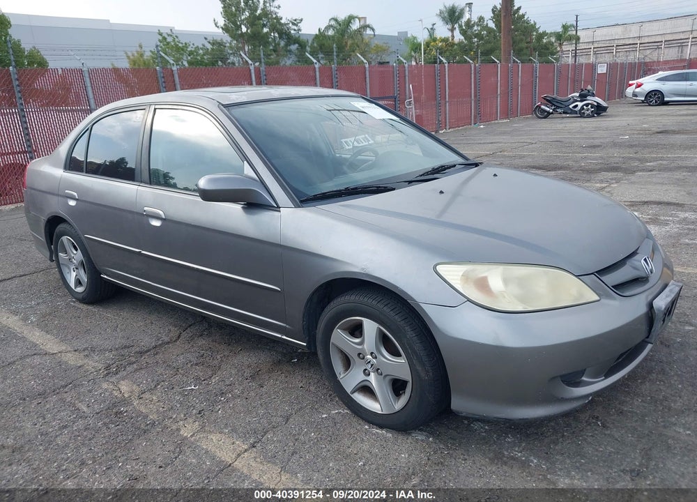 2004 HONDA CIVIC EX VIN: 2HGES25734H548188