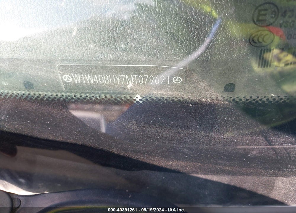 2021 MERCEDES-BENZ SPRINTER 2500 STANDARD ROOF I4 VIN: W1W40BHY7MT079621