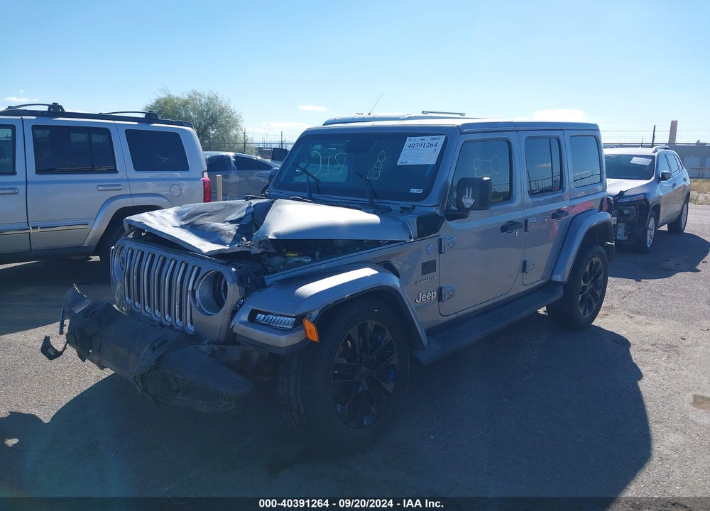 2021 JEEP WRANGLER 4XE UNLIMITED SAHARA 4X4 VIN: 1C4JJXP65MW732468