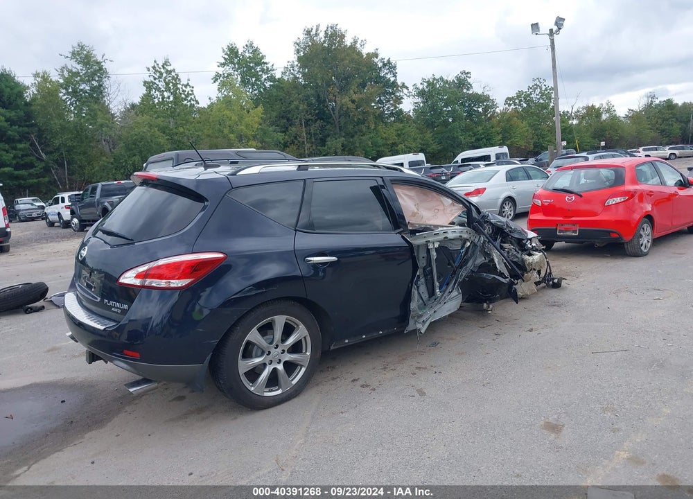 2013 NISSAN MURANO LE VIN: JN8AZ1MW1DW322135