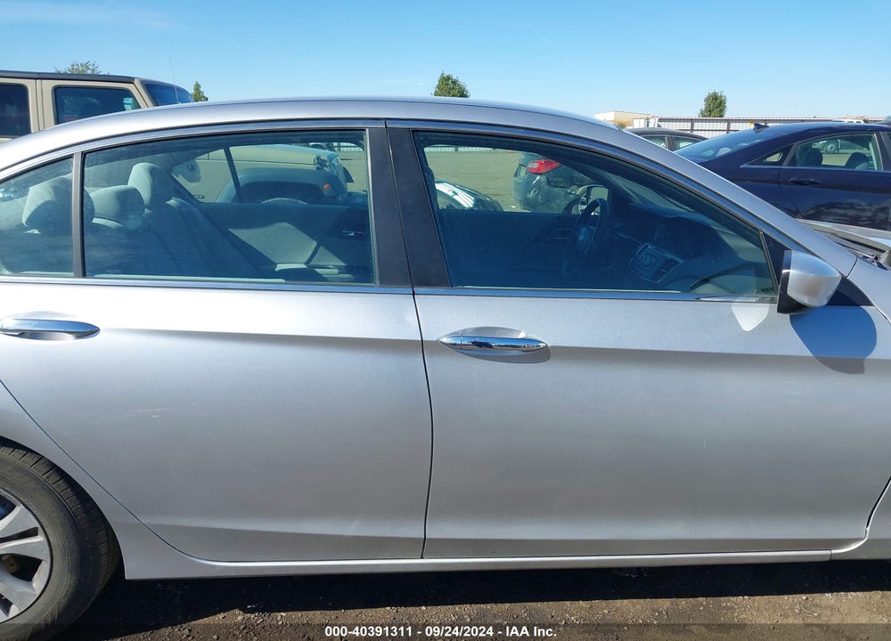 2013 HONDA ACCORD LX VIN: 1HGCR2F36DA251476