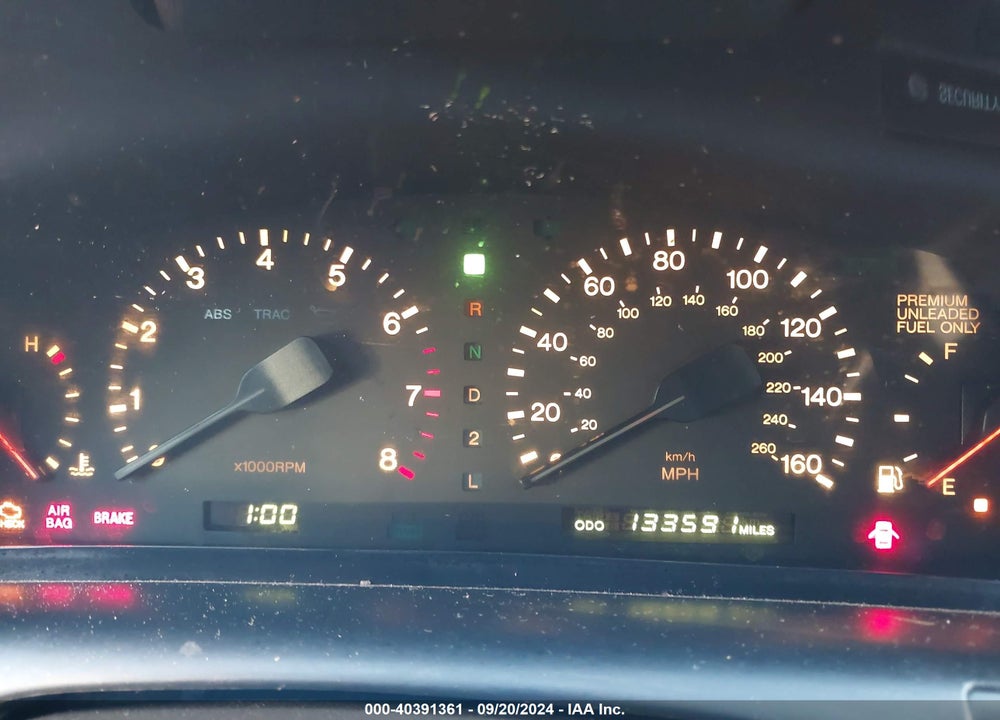 1992 LEXUS SC 400 VIN: JT8UZ30CXN0022290