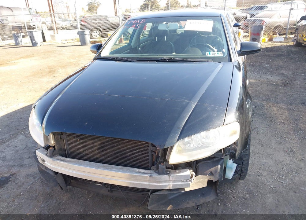 2007 AUDI A4 2.0T VIN: WAUDF78E97A146018