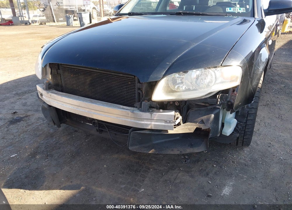 2007 AUDI A4 2.0T VIN: WAUDF78E97A146018