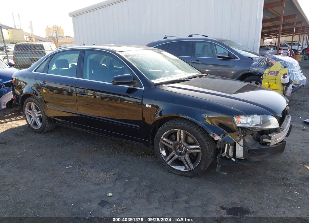 2007 AUDI A4 2.0T VIN: WAUDF78E97A146018