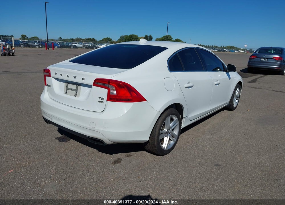 2015 VOLVO S60 T5 PREMIER VIN: YV1612TB7F1308862