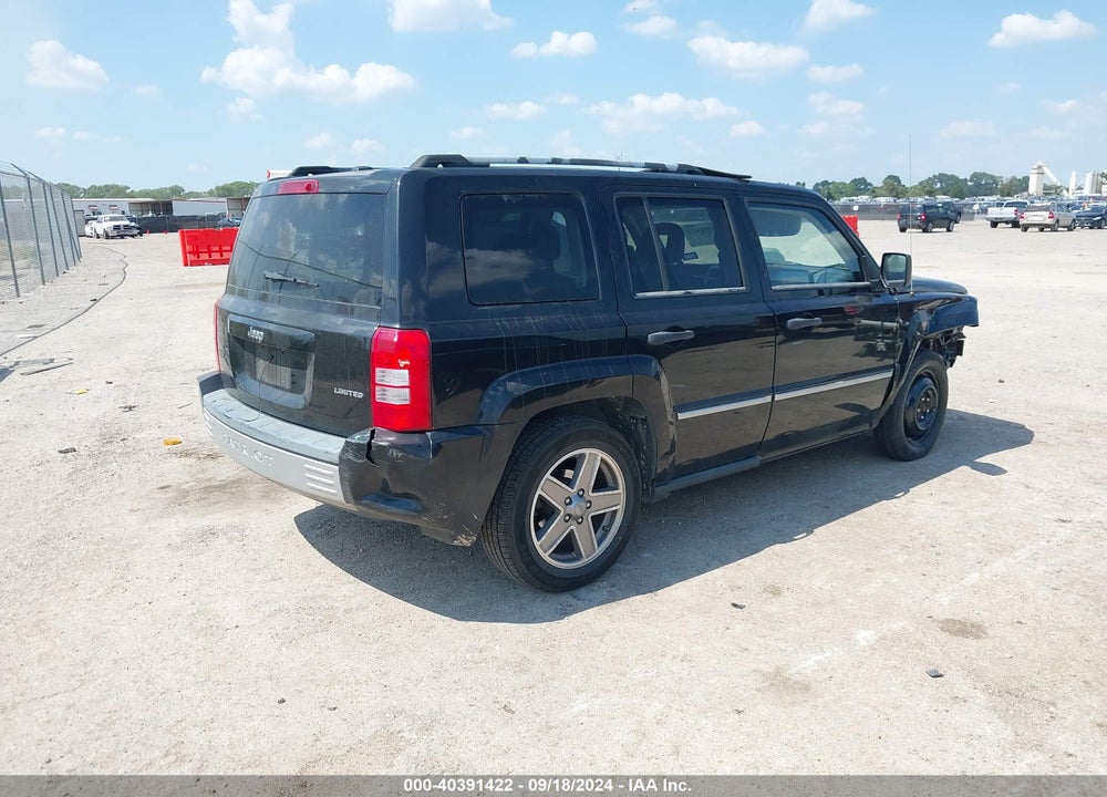 2008 JEEP PATRIOT LIMITED VIN: 1J8FT48W88D538640