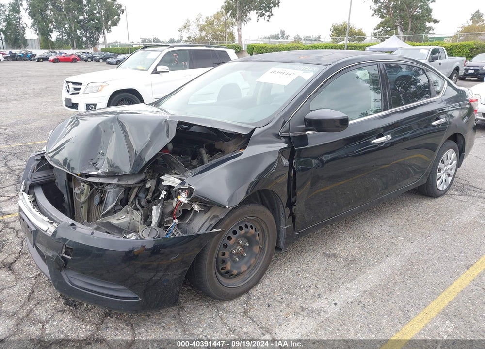 2015 NISSAN SENTRA S VIN: 3N1AB7AP2FY336835