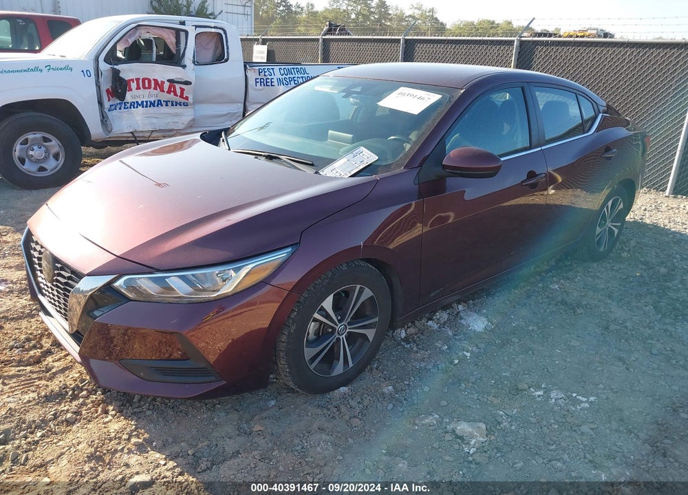 2021 NISSAN SENTRA SV XTRONIC CVT VIN: 3N1AB8CV3MY283934