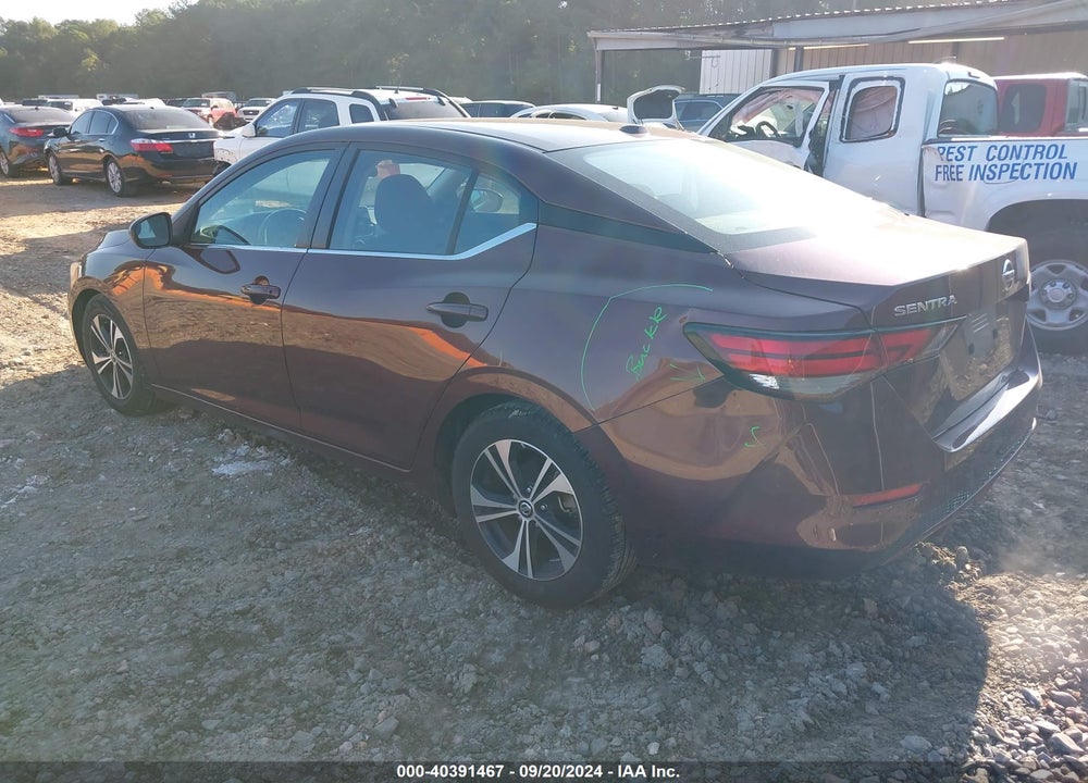 2021 NISSAN SENTRA SV XTRONIC CVT VIN: 3N1AB8CV3MY283934