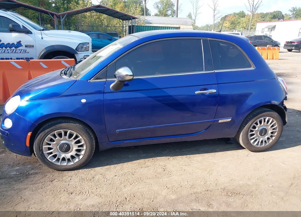 2012 FIAT 500 LOUNGE VIN: 3C3CFFCRXCT117735