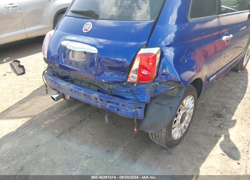2012 FIAT 500 LOUNGE VIN: 3C3CFFCRXCT117735