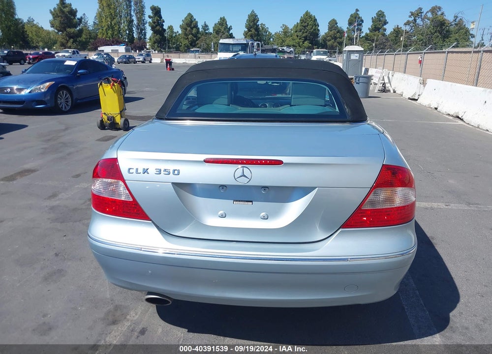 2008 MERCEDES-BENZ CLK 350 VIN: WDBTK56F78F254599