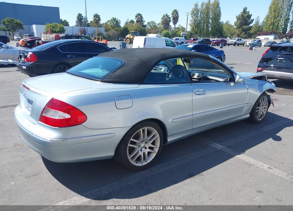 2008 MERCEDES-BENZ CLK 350 VIN: WDBTK56F78F254599