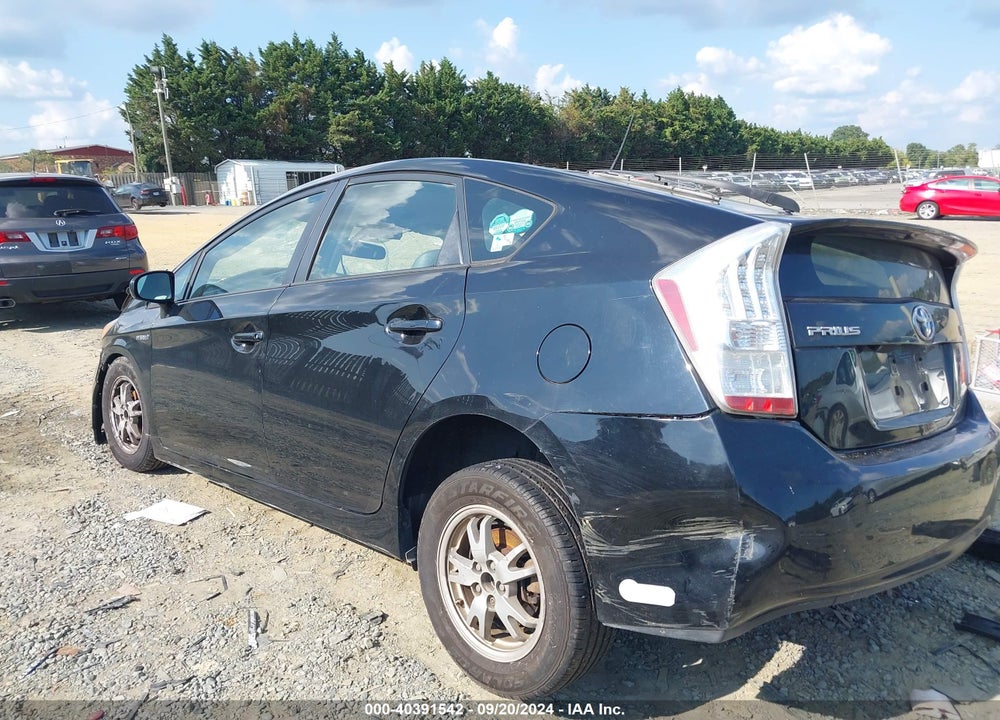2011 TOYOTA PRIUS FOUR VIN: JTDKN3DU9B0256682