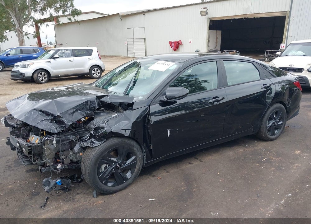 2022 HYUNDAI ELANTRA HYBRID BLUE VIN: KMHLM4AJ7NU020337
