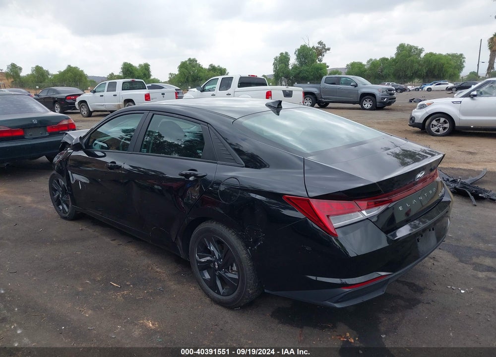 2022 HYUNDAI ELANTRA HYBRID BLUE VIN: KMHLM4AJ7NU020337