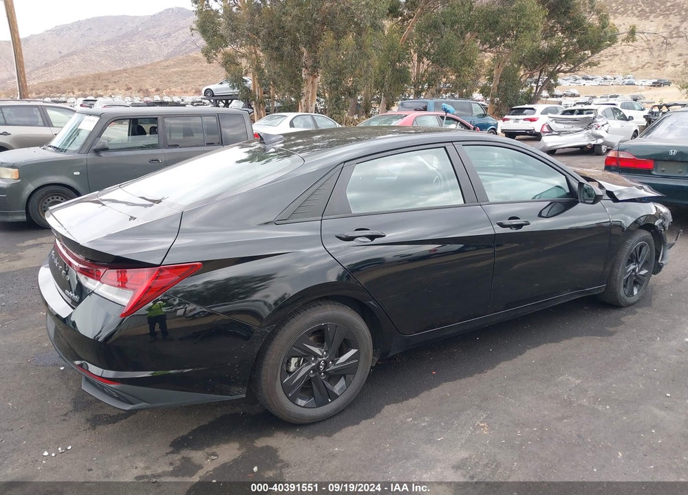 2022 HYUNDAI ELANTRA HYBRID BLUE VIN: KMHLM4AJ7NU020337